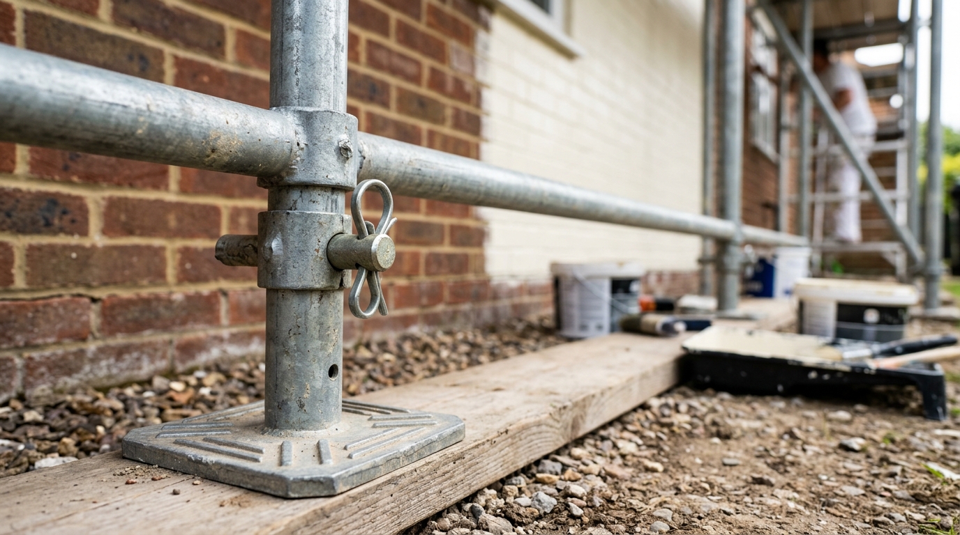 image of scaffolding base