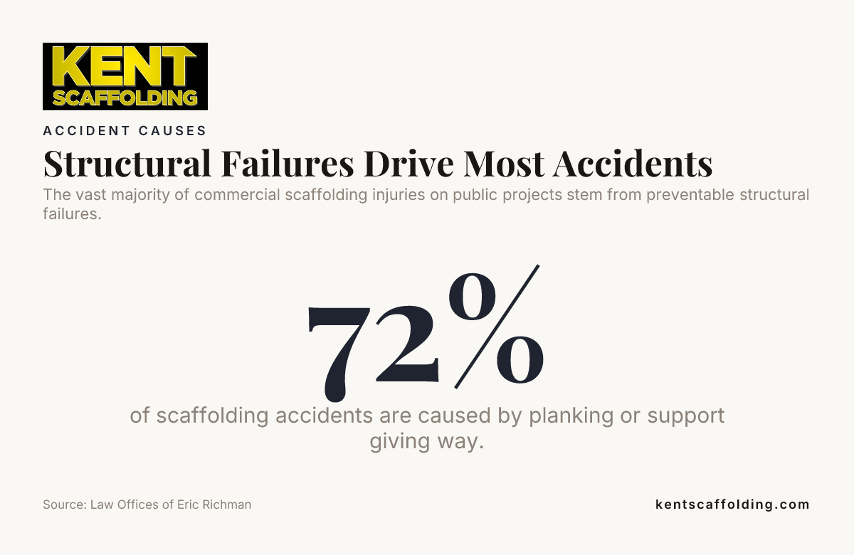 Structural Failures Drive Most Accidents — data from Law Offices of Eric Richman