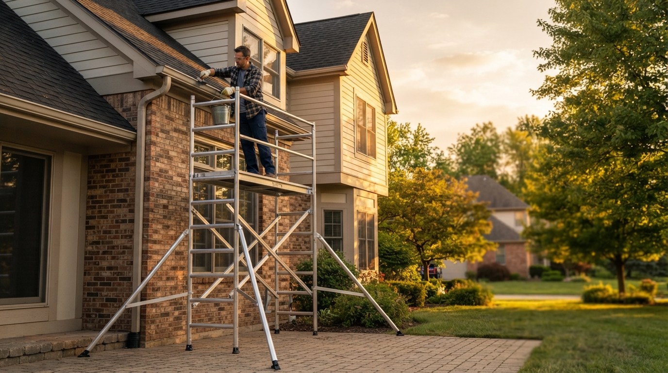 Residential scaffolding